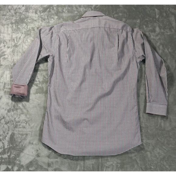 Paul Fredrick Non-Iron Men's Oxford Flip Cuff Size 16 1/2-33 - Picture 3 of 13